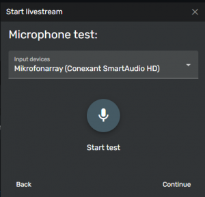 Microphone test Microphone test
